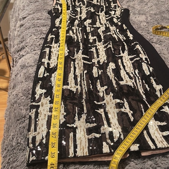 BCBG Maxazria 🔥Sale🔥NWT black dress with sequins - Picture 8 of 9